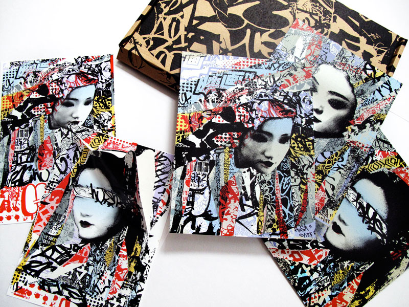 Hush Geisha UN-Masked Print & Sticker Set