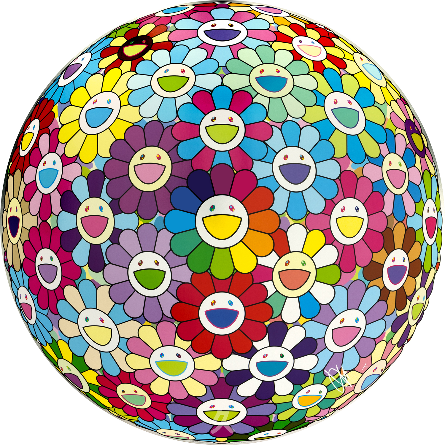 TAKASHI MURAKAMI Charge into the Center of Consciousness, 2023