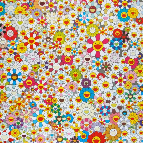 Takashi Murakami Field of Smiling Flowers